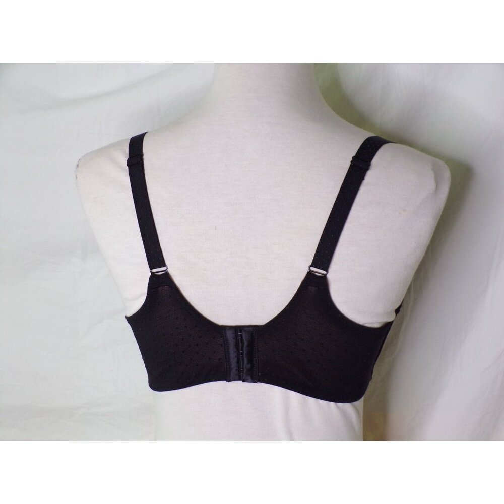 🆕WACOAL Back Appeal Wireless Seamless T-Shirt Bra 34DDD Black #856303 - Picture 7 of 8